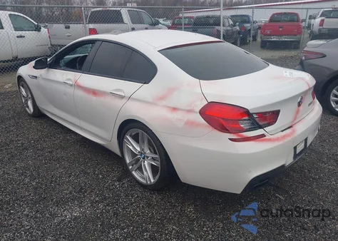 2015 BMW 650I Gran Coupe from USA, damaged, VIN WBA6B2C51FD799079